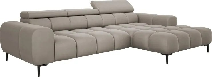 Narożnik PLAZA MINI Prawostronny w tkaninie Promocyjnej SOLAR 16 WERSAL