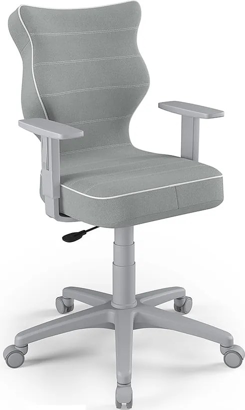Młodzieżowe krzesło do biurka Duo Grey rozmiar 5 (146-176,5 cm)