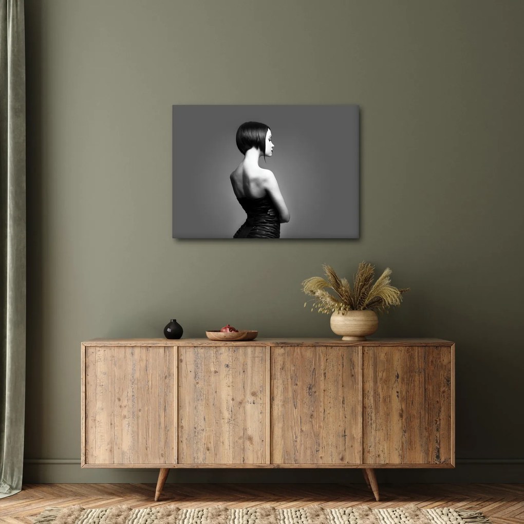 Obraz eleganckiej kobiety (70x50 cm)