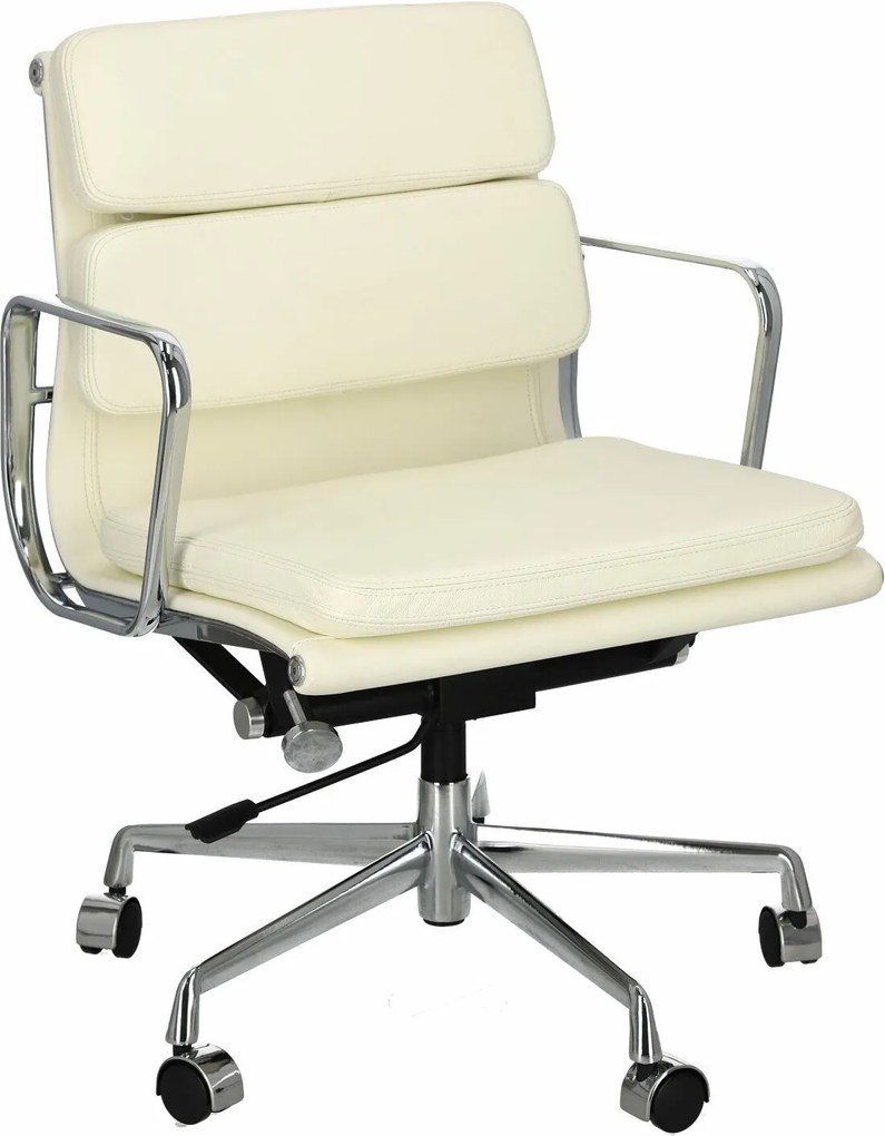 Fotel biurowy CH2171T skóra chrom