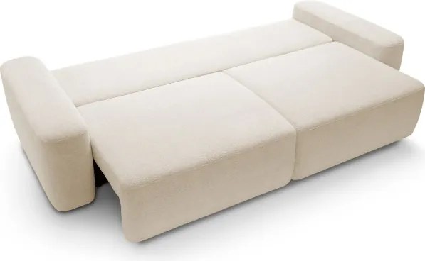 Sofa BOULI z funkcja spania i pojemnikiem PIASKOWY RAVEN 28