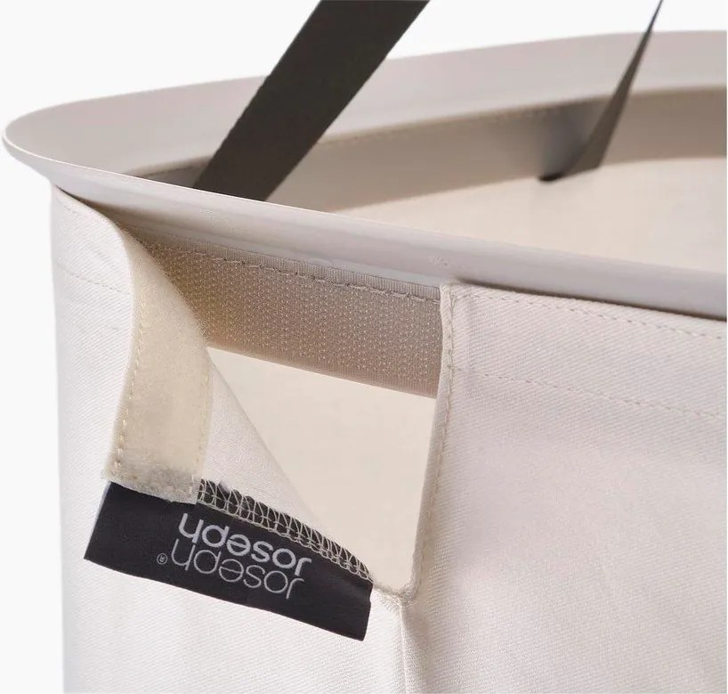 Beżowy tekstylny kosz na pranie 60 l Tota One – Joseph Joseph