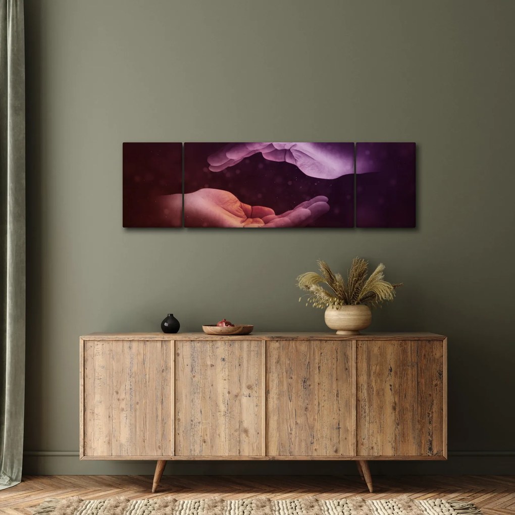 Obraz dłoni (170x50 cm)