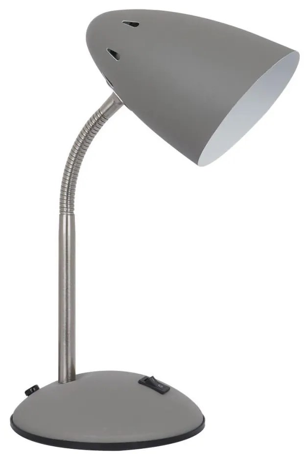 ITALUX MT-HN2013-GR+S.NICK - Lampa stołowa COSMIC 1xE27/40W/230V szara