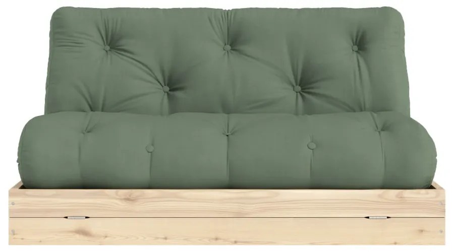 Zielona rozkładana sofa 145 cm Flip – Karup Design