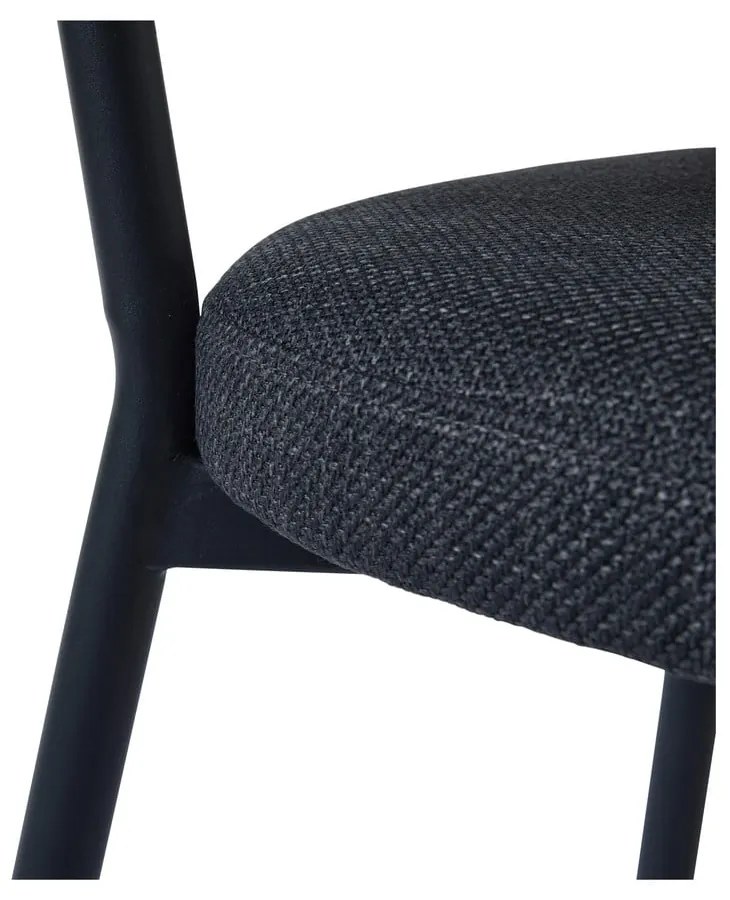 Ciemnoszare krzesło Fowler – Unique Furniture