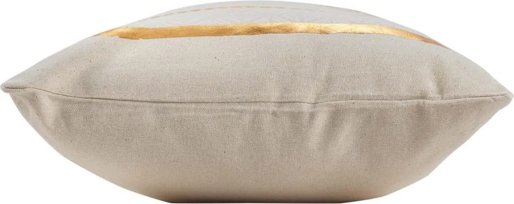 Poduszka dekoracyjna bawełniana GAYA, metaliczny wzór, 30 x 50 cm