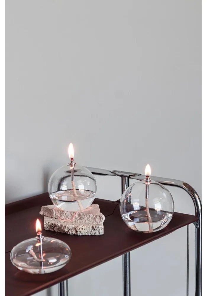 Szklana lampa olejna (wysokość 10 cm) Aura – Mette Ditmer Denmark