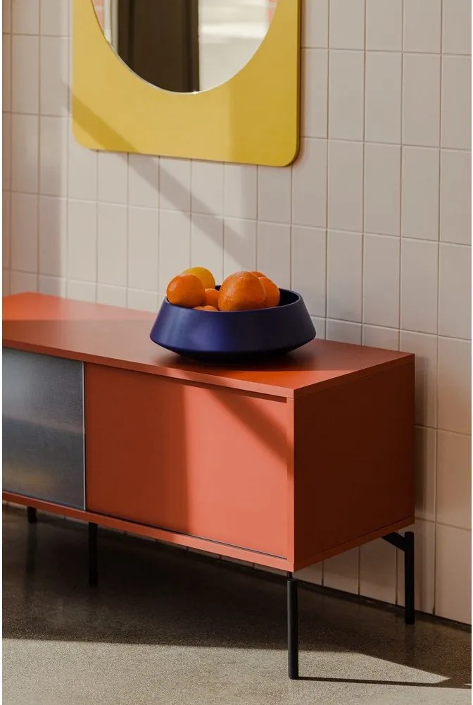 Szafka pod TV w kolorze terakoty 116x55x42 cm Met Mini – noo.ma