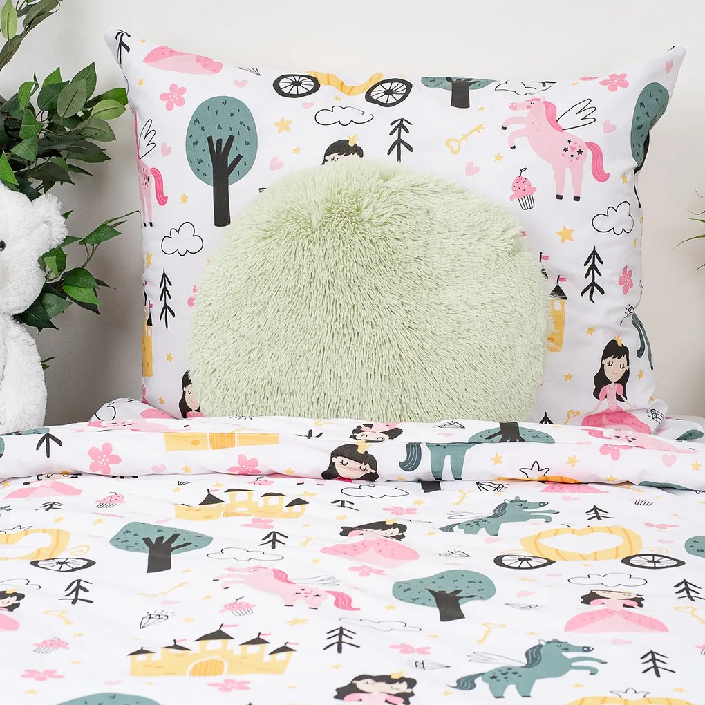 4Home Dziecięca pościel bawełniana Fairytale Dream, 140 x 200 cm, 70 x 90 cm