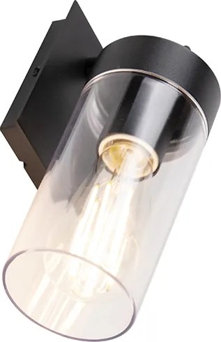 Inteligentna nowoczesna lampa ścienna zewnętrzna czarna w tym wifi ST64 - Rullo