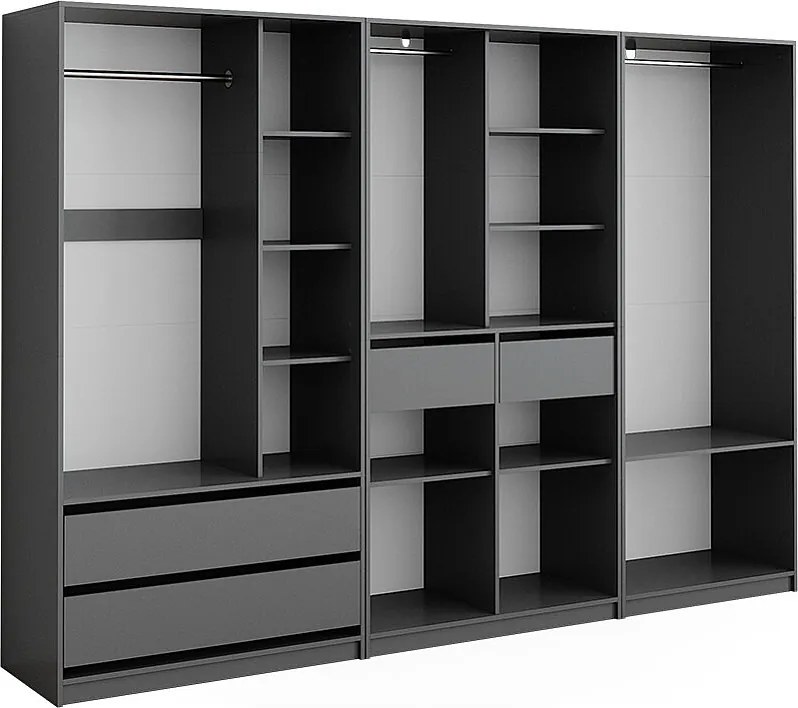 Szafa antracyt 280x50x200 elmo