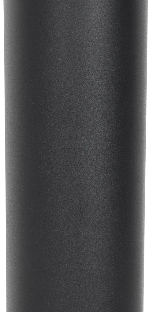 Zewnetrzna Nowoczesna lampa ogrodowa stojąca ciemnoszara z opalizującym szkłem 110 cm IP44 - Rox Nowoczesny Oswietlenie zewnetrzne