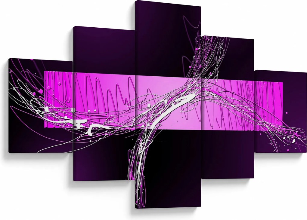 Abstrakcyjny obraz (125x70 cm)
