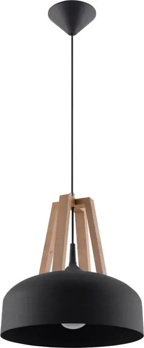 Czarna industrialna lampa wisząca - EX516 T0-R82