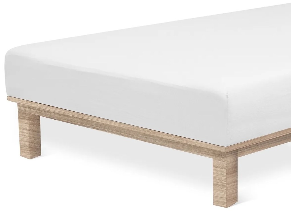 4Home prześcieradło jersey Luxury biały, 90 x 200 cm