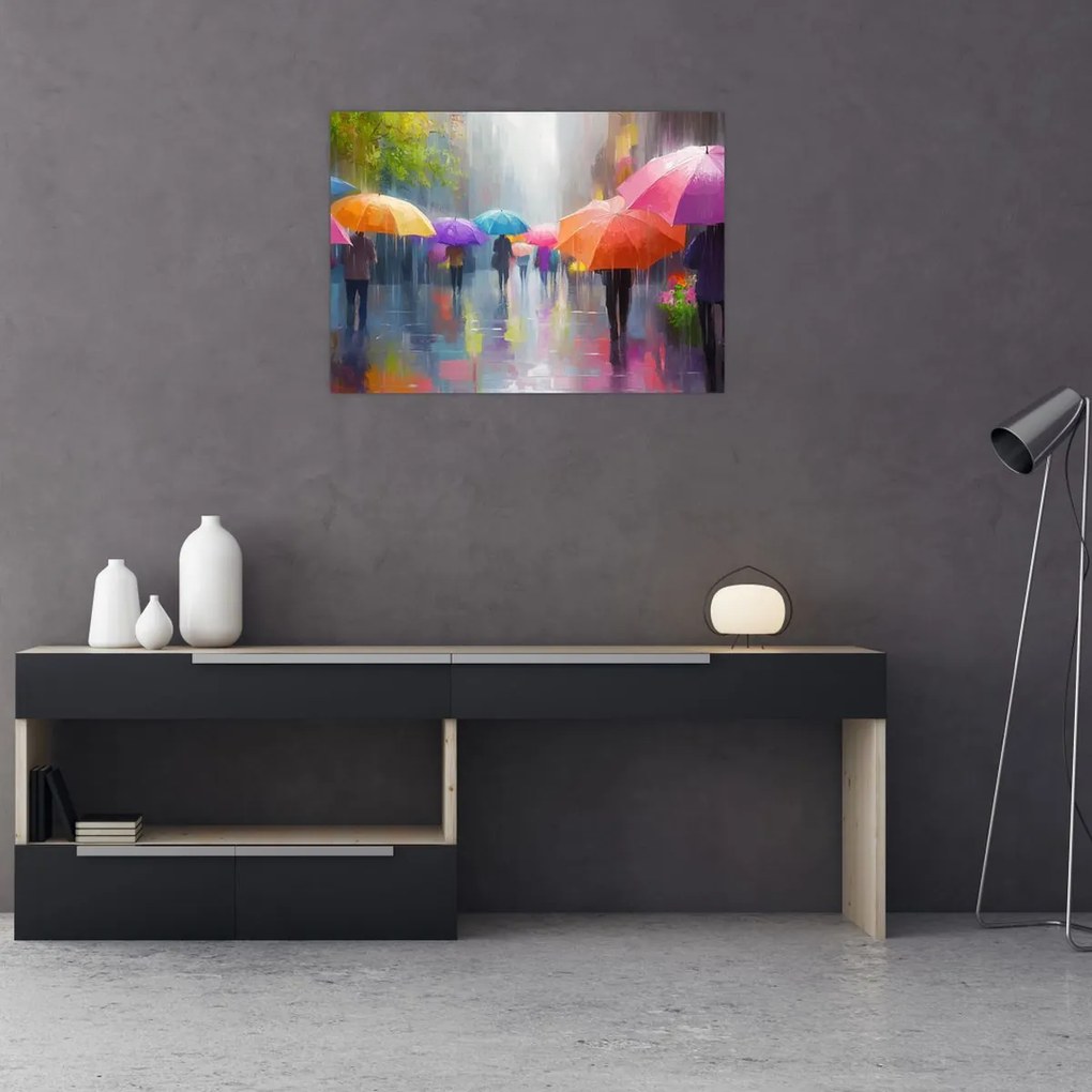 Obraz - Deszczowy dzień (70x50 cm)