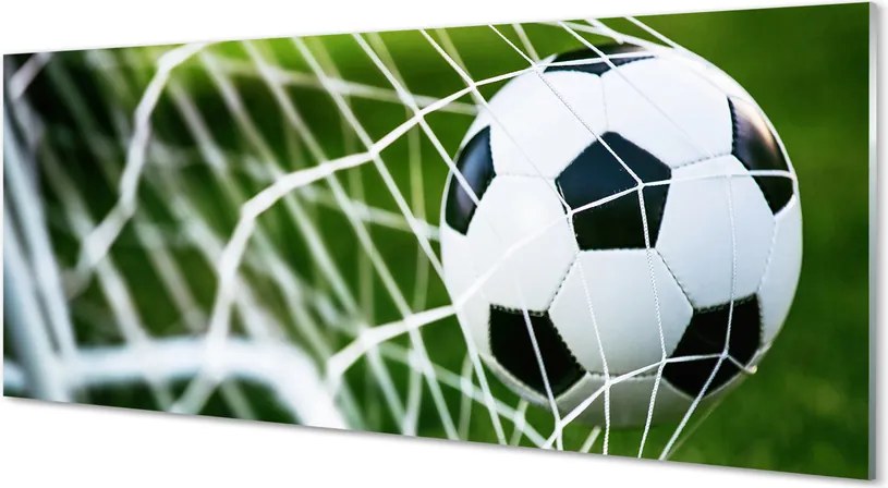 Szkło do Kuchni na Ścianę Piłka w Świetle Bramki