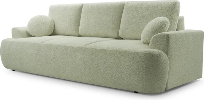 Sofa VELO z funkcja spania i pojemnikiem MIĘTOWY CORAL 55