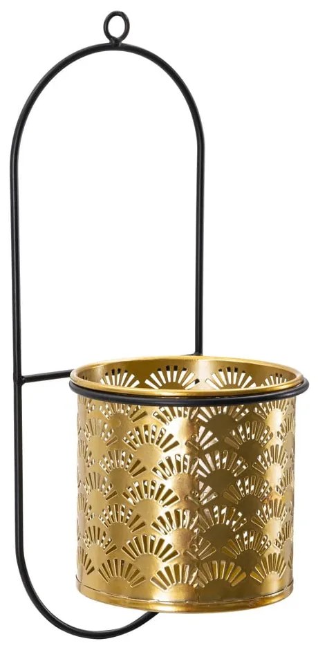 Metalowy wieszak na doniczkę ø 14 cm (wysokość 37 cm) Hong – Mauro Ferretti