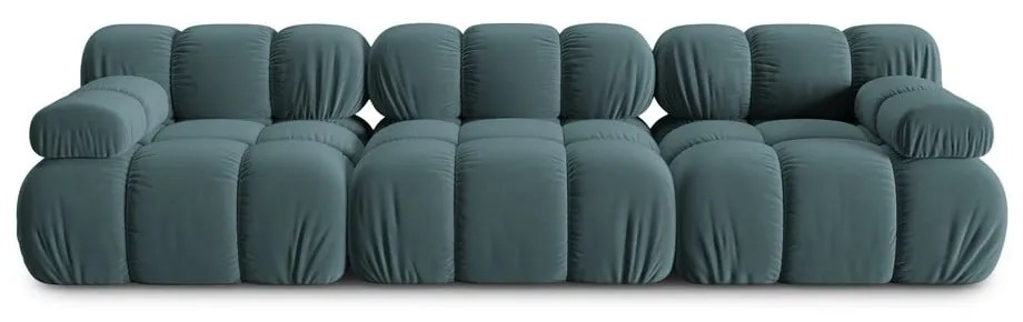 Morska aksamitna sofa 282 cm Bellis – Micadoni Home