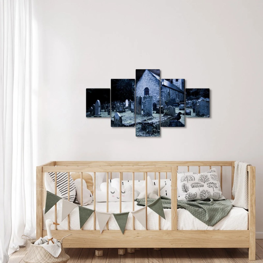 Obraz - Ciemna noc (125x70 cm)