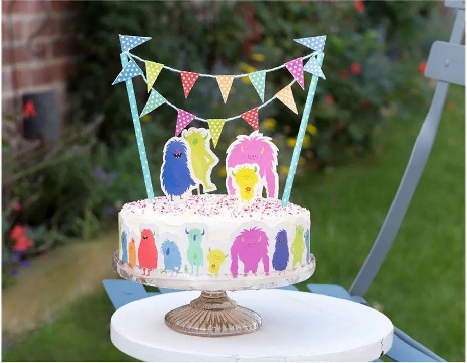 Komplet do dekoracji tortów Rex London Monsters Of The World