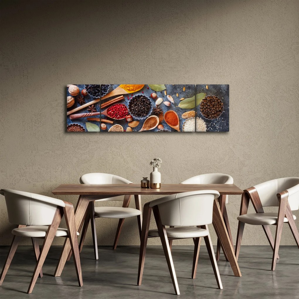 Obraz - Przyprawy (170x50 cm)