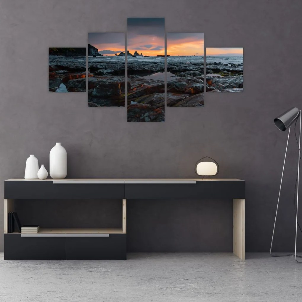 Obraz - krajobraz w Nowej Zelandii (125x70 cm)