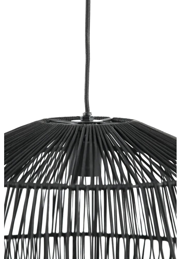 Czarna matowa lampa sufitowa ø 49 cm Deya – Light & Living