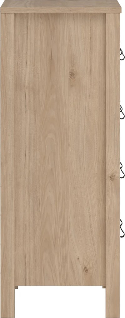 Nowoczesna komoda pokojowa z szufladami Madrid 3+2, jackson hickory