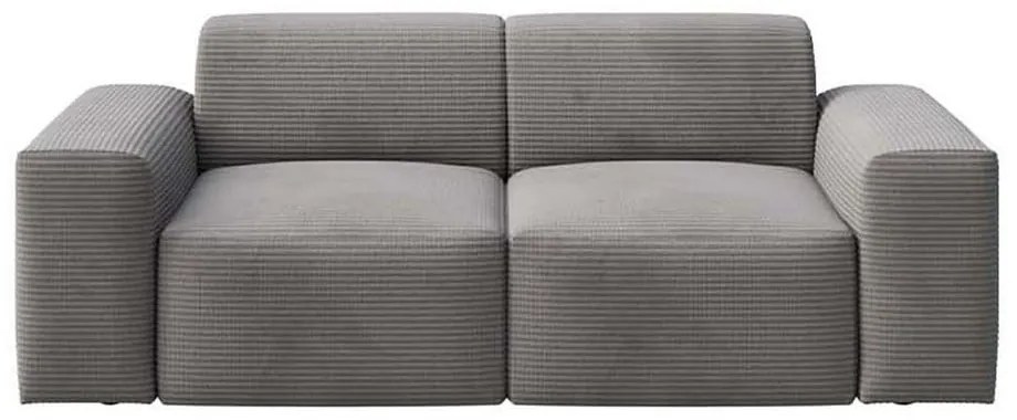 Szara sztruksowa sofa 205 cm Villet – Rodier