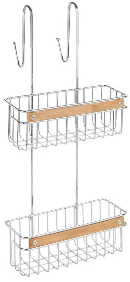 Półka łazienkowa pod prysznic CADDY ZERBO, dwupoziomowa, WENKO