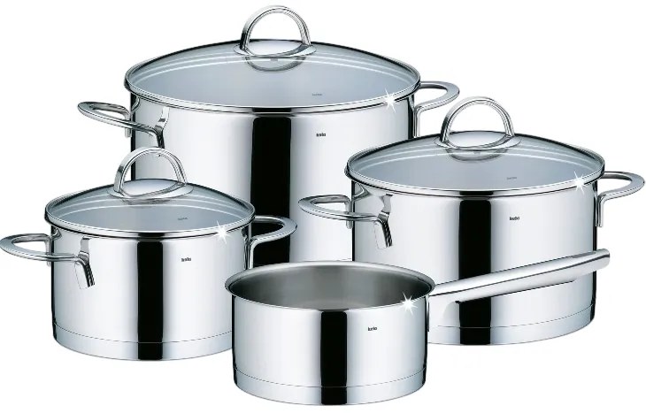 Kela Zestaw naczyń CAILIN, stal nierdzewna, 7 szt.