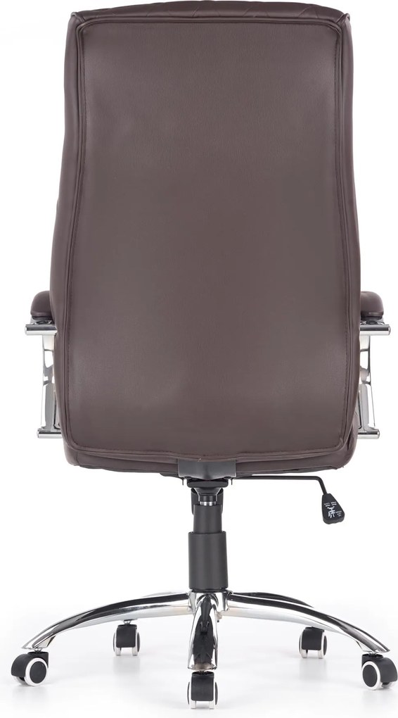 Pikowany fotel gabinetowy z ekoskóry Hilton