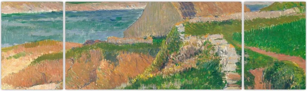 Obraz - Henri Moret, The Island of Raguenez, Brittany, reprodukcje (170x50 cm)