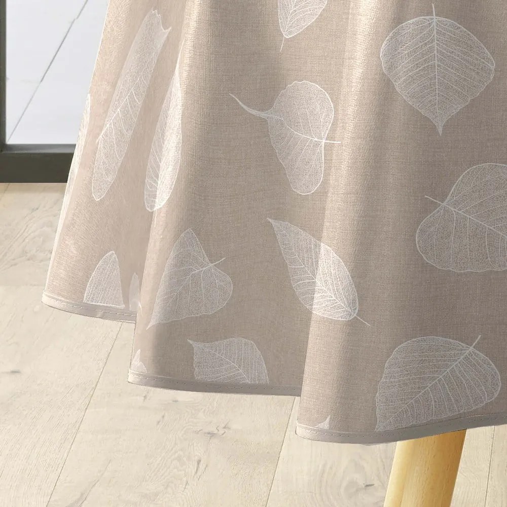 Obrus zmywalny ø 160 cm Feuillys – douceur d'intérieur