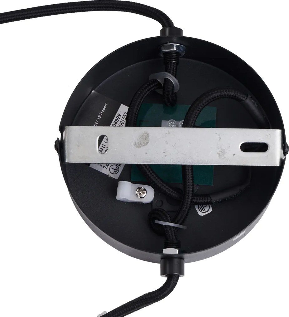 Japońska lampa wisząca czarna z bambusem 2-punktowa - Kea