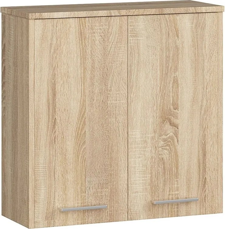Szafka łazienkowa AKORD FIN Dąb Sonoma 60 cm 2 drzwi kolor Dąb Sonoma mat 2 półki 60x22,5x60 cm