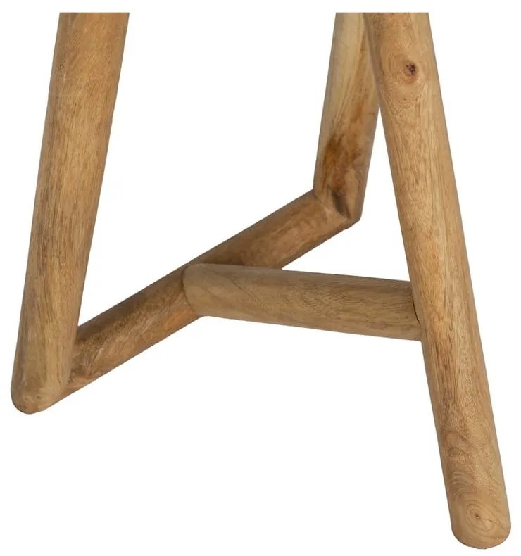 Okrągły stolik z litego drewna mango ø 40 cm Mao – Ixia