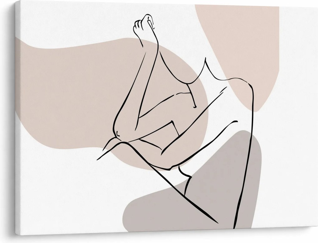 Obraz - Kobieta linia sztuki ciała N⁰1 (70x50 cm)