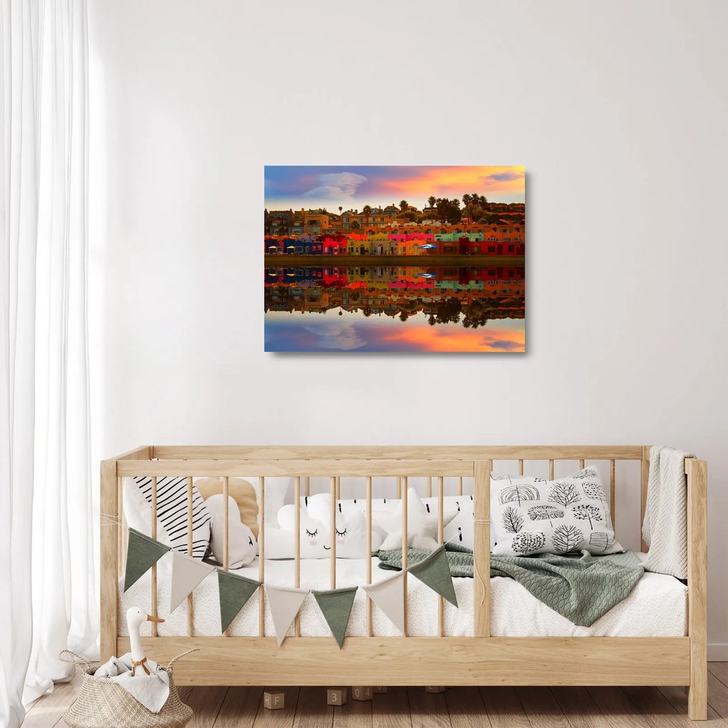 Obraz na szkle - Miejsce do letniego pływania (70x50 cm)