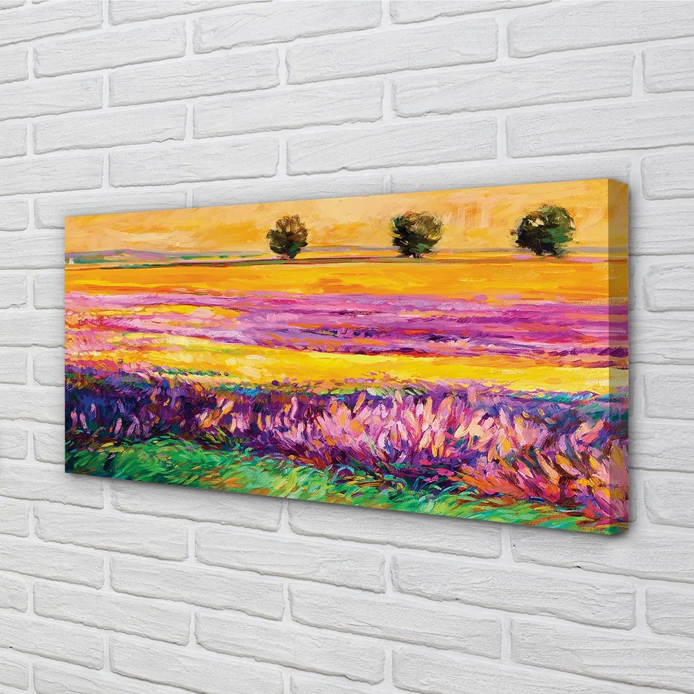 Duży obraz na płótnie Drzewa na Tle Nieba