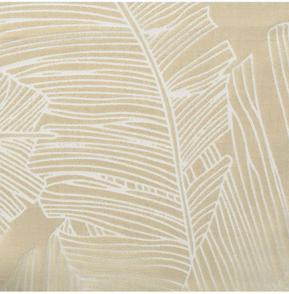 Firana do salonu LEAF, 140 x 240 cm, motyw liści