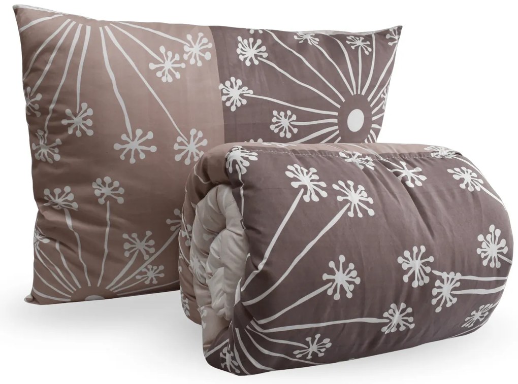 Zestaw całorocznej kołdry 140x200 cm z włókna silikonowego z poduszką 70x90 cm POLARIA