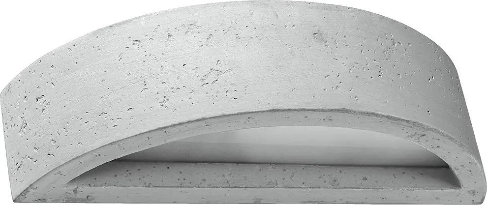 Półokrągły betonowy kinkiet loft - S176 G5-S76