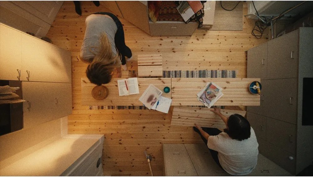 Stołek z litego drewna sosnowego w naturalnym kolorze Join-In – Karup Design