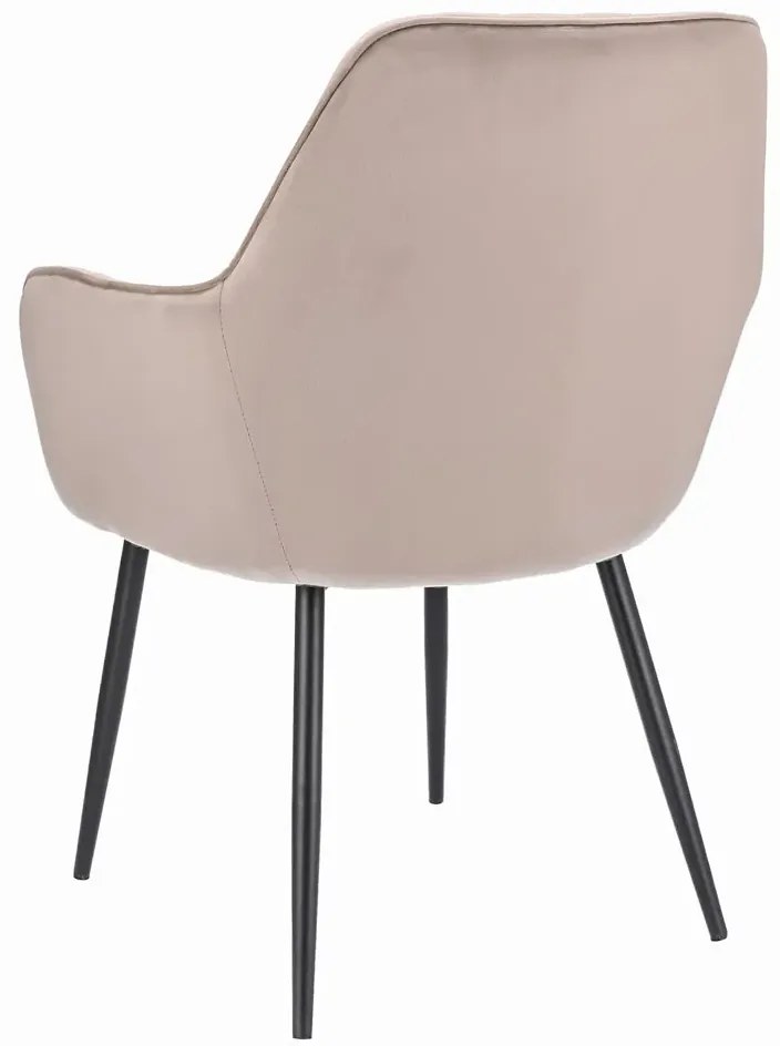 Beżowe nowoczesne krzesło fotelowe G5-N73