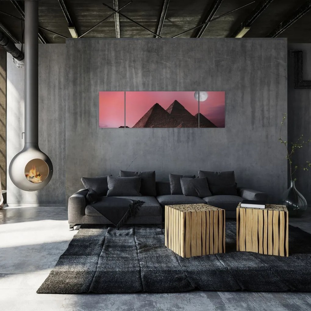 Obraz - Piramidy w Gizie, Egipt (170x50 cm)