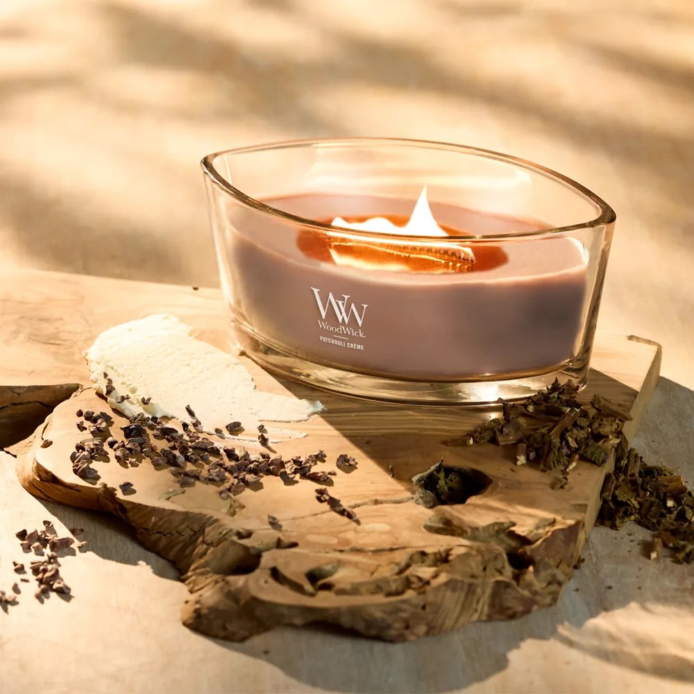 Woodwick Świeca zapachowa Patchouli Creme, 453 g